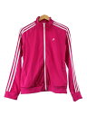 【中古】adidas◆トラックジャケット/ジャージ/タグ付き/スポーツウェアー/PNK/F46051【スポーツ】
