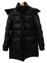 【中古】BURBERRY◆ダウンジャケット/M/ポリエステル/BLK/3689430/BURBERRY SPORT/破れ有【レディースウェア】(4)