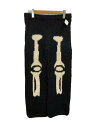 【中古】MCMACHAN WOOLEN◆ボトム/--/ウール/BLK/無地【メンズウェア】