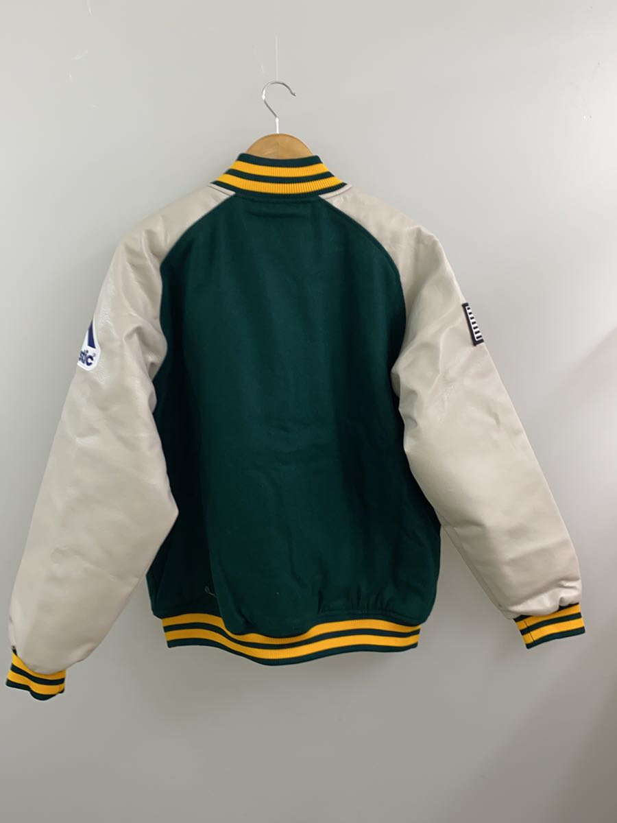 【中古】Majestic◆スタジャン/L/ウール/GRN/OT2323FW0004-GRN【メンズウェア】
