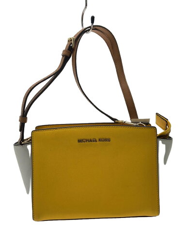 【中古】MICHAEL KORS◆ショルダーバッグ/レザー/YLW/30T4MLMM2T【バッグ】 【中古】MICHAEL KORS◆ショルダーバッグ/レザー/YLW/30T4MLMM2T【バッグ】