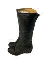 【中古】Clarks◆ロングブーツ/UK5/BLK/レザー/0711 13285S【シューズ】(4)