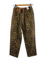 【中古】LAZY GOD/ボトム/--/コットン/BLK/レオパード【メンズウェア】