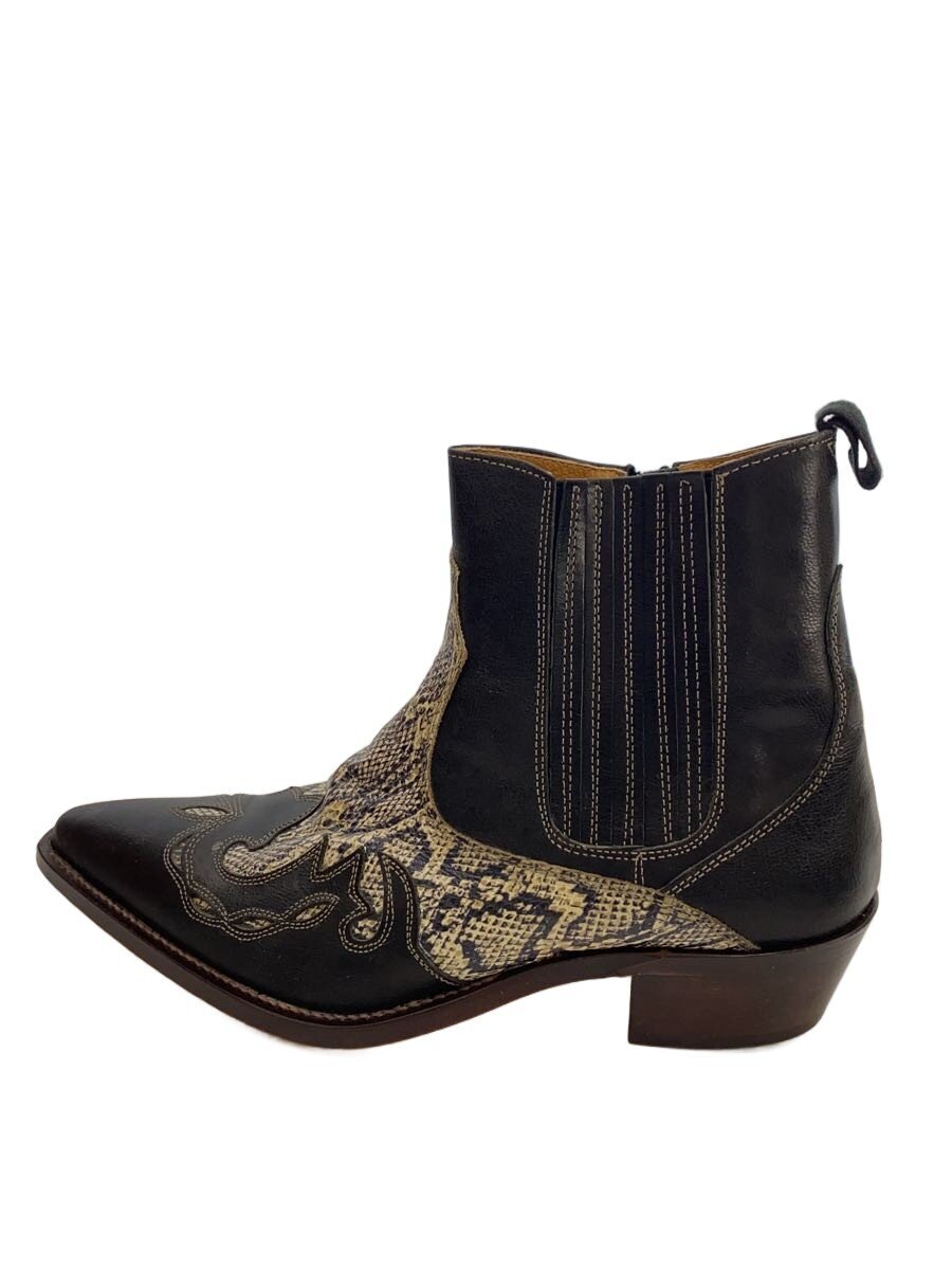 【中古】TRAKARS/ウェスタンブーツ/US8/BLK【シューズ】