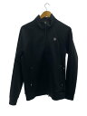 【中古】St.Andrews◆スポーツウェアー/M/BLK/フルジップウェア/ゴルフ【スポーツ】