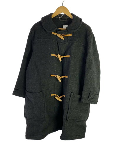 【中古】MARGARET HOWELL◆ダッフルコート/--/ウール/BLK/無地/MH-036280【レディースウェア】 【中古】MARGARET HOWELL◆ダッフルコート/--/ウール/BLK/無地/MH-036280【レディースウェア】