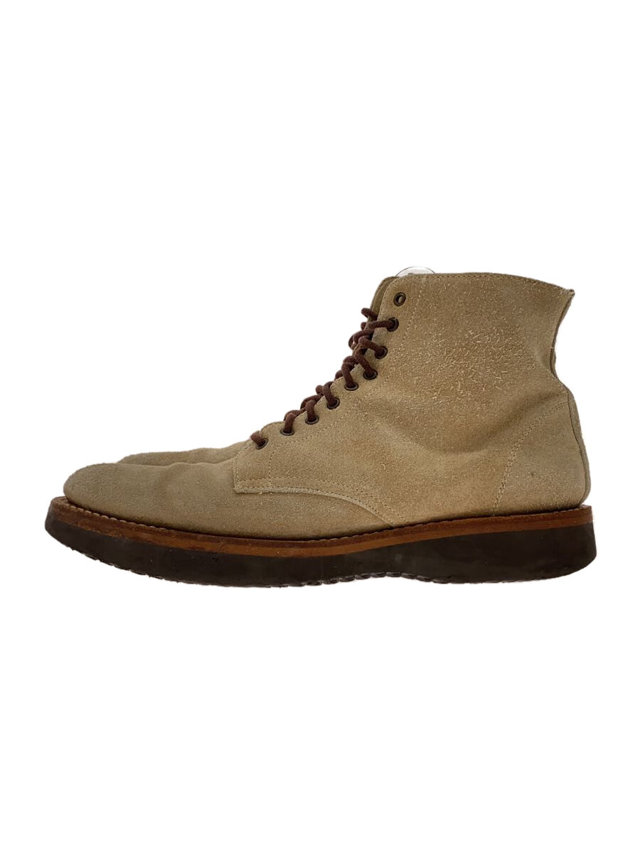 【中古】Caminando◆ブーツ/US9/BEG/スウェード//【シューズ】