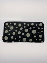【中古】LOUIS VUITTON◆ジッピー・ウォレット_モノグラム・アンプラント_LV×YK_BLK/--/BLK/レディース【服飾雑貨他】