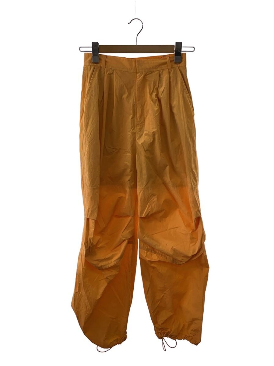 【中古】MAISON SPECIAL◆Color Parachute Pants/ボトム/38/ナイロン/ORN/21241465311【レディースウェア】