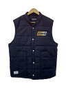 【中古】Schott◆ベスト/XL/ナイロン/BLK/782-2257002【メンズウェア】