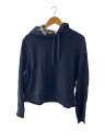 【中古】BURBERRY LONDON◆パーカー/XL/コットン/BLK/無地/8084391【レディースウェア】