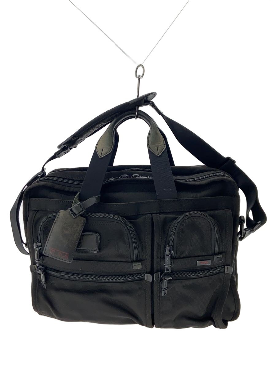 【中古】TUMI◆レザー部分スレ金属部分スレ/ブリーフケース/--/BLK【バッグ】