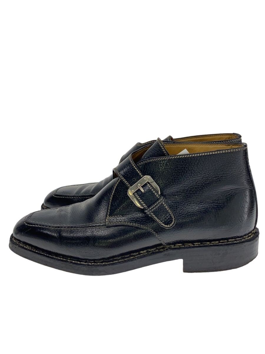 【中古】Enzo bonafe◆チャッカブーツ/40/BLK/レザー【シューズ】