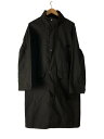 【中古】DIESEL◆コート/S/ポリエステル/BLK/無地【メンズウェア】(4)