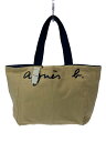 【中古】agnes b.◆トートバッグ/--/BEG/無地/OAH06−01【バッグ】