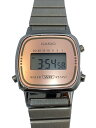 【中古】CASIO◆クォーツ腕時計/デジタル/ステンレス/SLV/SS/LA670WE【服飾雑貨他】