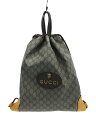 【中古】GUCCI◆リュック/PVC/BRW/総柄【バッグ】