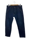 【中古】EVISU◆GENES OSAKA/ストレートパンツ/34/コットン/IDG/タバコ臭【メンズウェア】