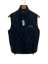 【中古】WILDTHINGS◆SERAPE PRIMALOFT VEST/リバーシブルキルティングベスト/S/BLK/11FWWT06【メンズウェア】