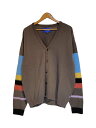 【中古】Awake NY◆カーディガン(厚手)/XL/コットン/BRW/AWK-FW22-KN001【メンズウェア】