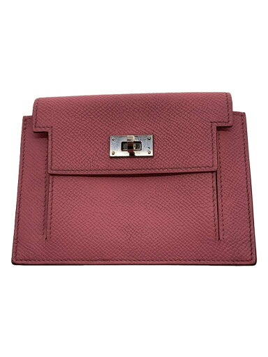 【中古】HERMES◆ケリーポケット/コインケース/レザー/PNK/レディース【服飾雑貨他】 【中古】HERMES◆ケリーポケット/コインケース/レザー/PNK/レディース【服飾雑貨他】