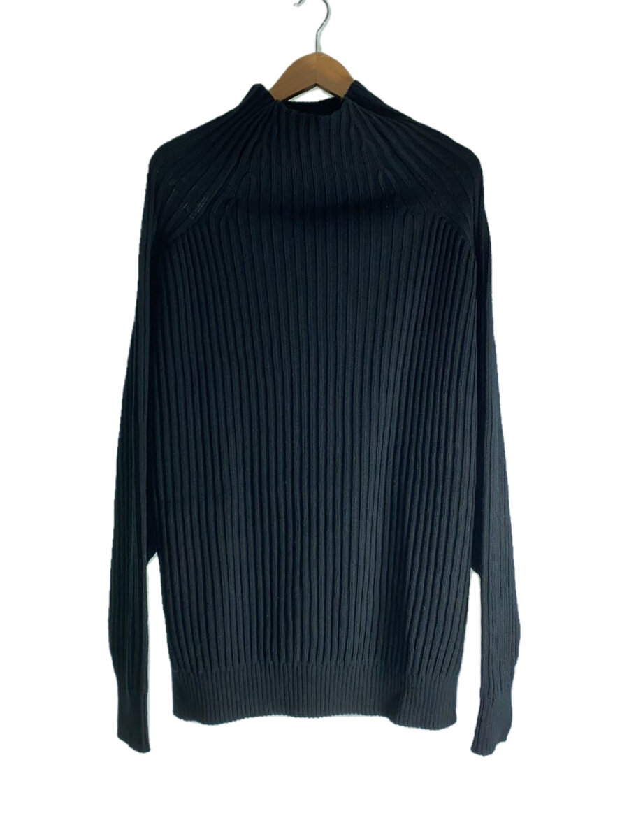 【中古】everyone◆TURTLENECK KNIT SWEATER/ニット/L/ポリエステル/BLK/無地/EV22-KT01//【メンズウェア】