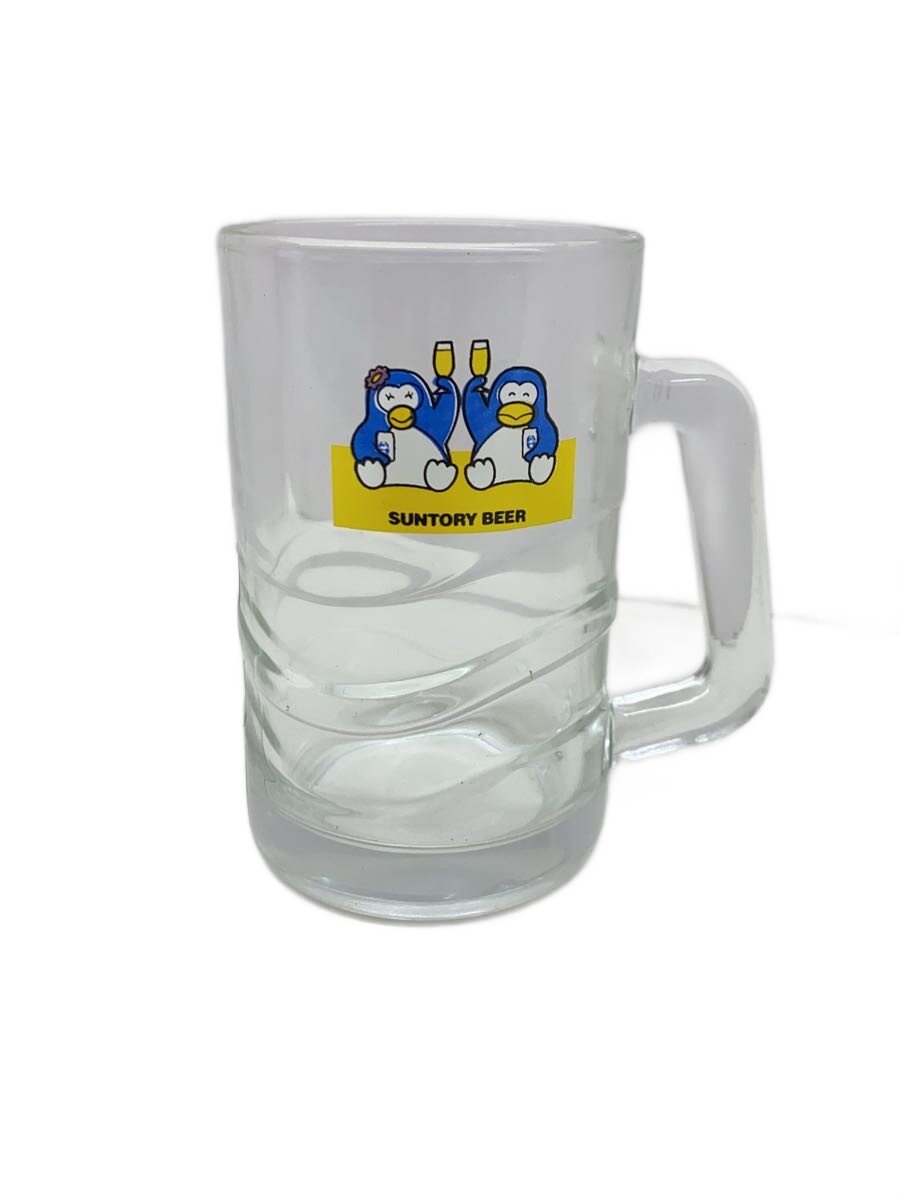 【中古】SUNTORY◆特製ペンギンジョッキ/グラス/5点セット/CLR【キッチン用品】