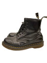 【中古】Dr.Martens◆レースアップブーツ/UK7/BLK/レザー/11622//【シューズ】