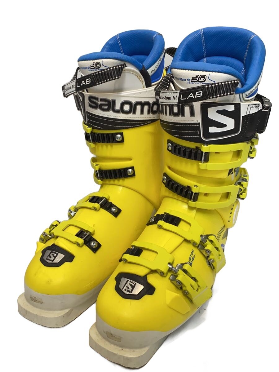 【中古】salomon◆スキーブーツ/25.5cm/YLW/アダルト【スポーツ】