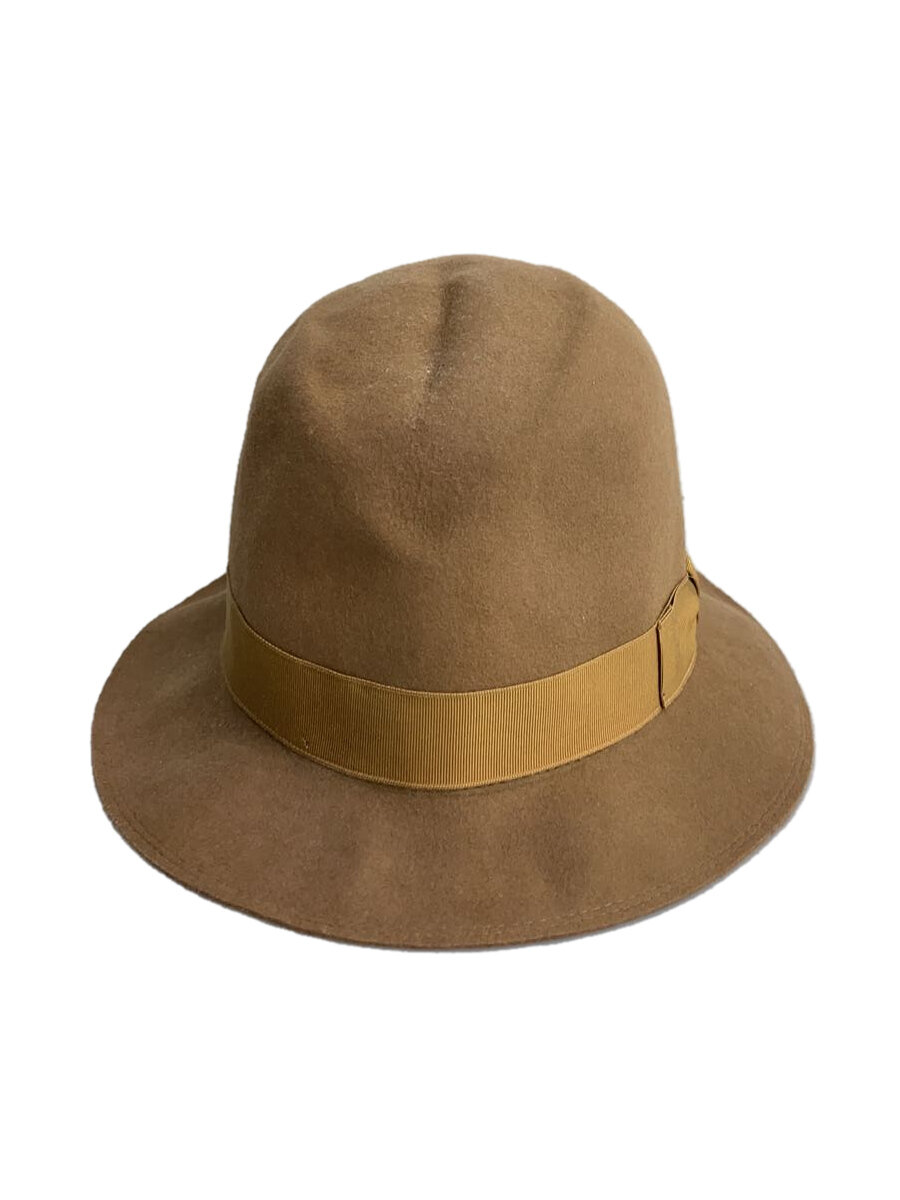 【中古】Borsalino◆ハット/--/ウール/CML/レディース//【服飾雑貨他】