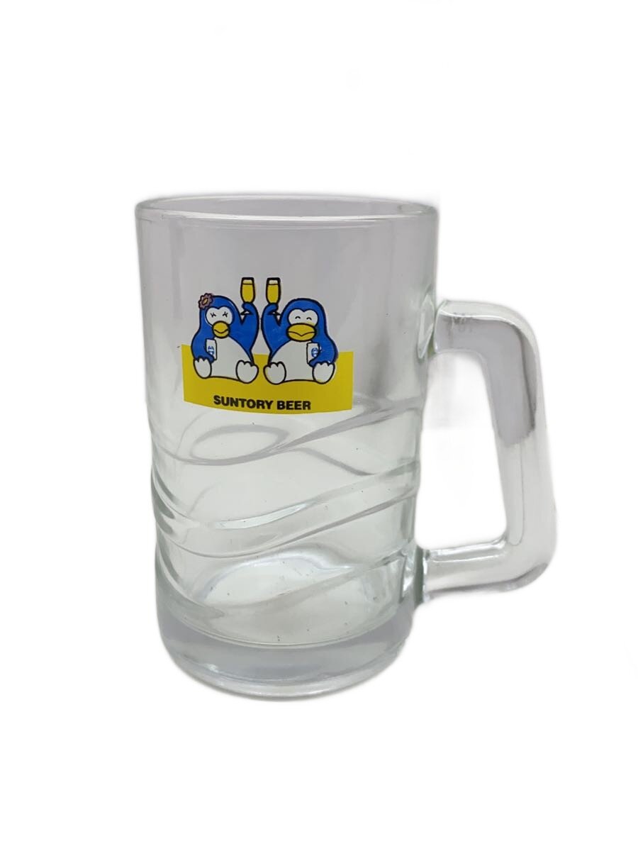 【中古】SUNTORY◆特製ペンギンジョッキ/グラス/5点セット/CLR【キッチン用品】