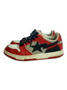 【中古】A BATHING APE◆BAPE SK8 STA/27.5cm/RED/1I80191010/ローカットスニーカー【シューズ】
