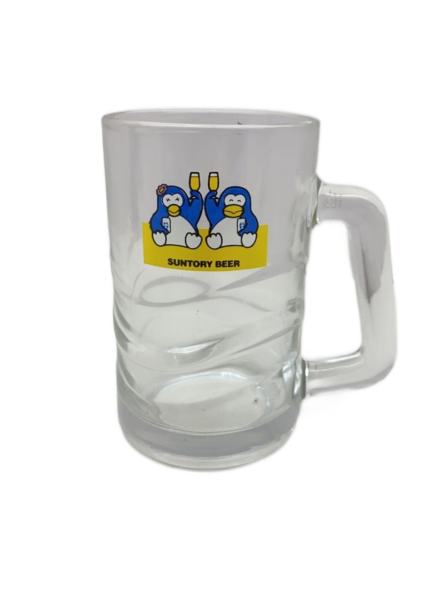 【中古】SUNTORY◆特製ペンギンジョッキ/グラス/5点セット/CLR【キッチン用品】