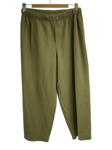 【中古】HOMME PLISSE ISSEY MIYAKE◆ボトム/2/ポリエステル/KHK/HP01JF146【メンズウェア】 【中古】HOMME PLISSE ISSEY MIYAKE◆ボトム/2/ポリエステル/KHK/HP01JF146【メンズウェア】