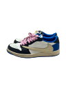 【中古】NIKE◆FRAGMENT DESIGN X TRAVIS SCOTT X AIR JORDAN 1 LOW OG/26cm/WH【シューズ】