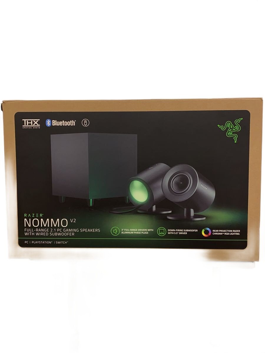 【中古】Razer◆Nommo V2/BLUETOOTH/スピーカー/RZ05-04750100-R3A1//【家電・ビジュアル・オーディオ】
