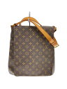 【中古】LOUIS VUITTON◆ミュゼット_モノグラム・キャンバス_BRW/PVC/BRW【バッグ】