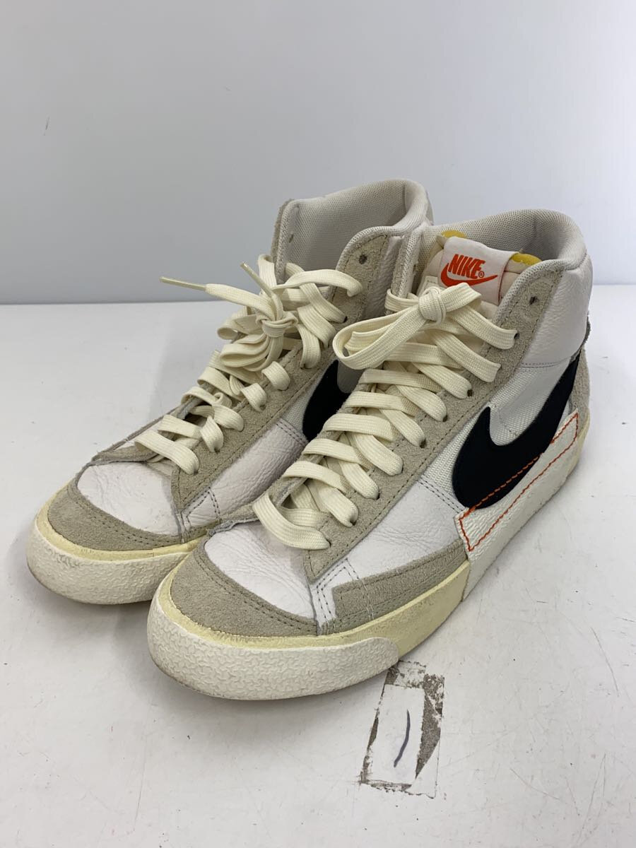 【中古】NIKE◆ハイカットスニーカー_DQ7673-100/26cm/WHT【シューズ】
