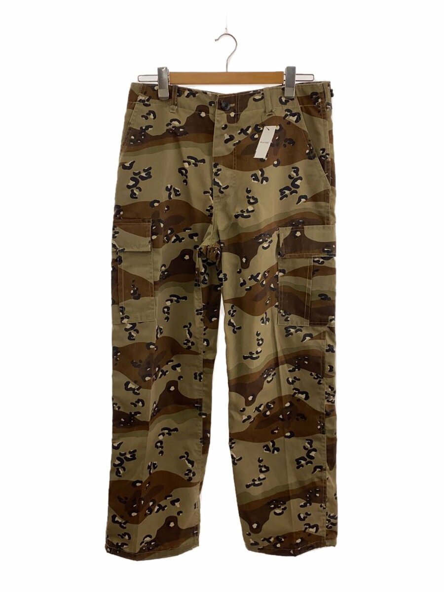 【中古】US.ARMY◆カーゴパンツ/ボトム/アメリカ軍/L/BEG/カモフラ/チョコチップ/8415-00-782-2951【メンズウェア】