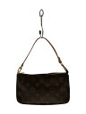 【中古】LOUIS VUITTON◆1)ポシェット・アクセソワール_モノグラム・キャンバス_BRW/PVC/BRW/M51980【バッグ】