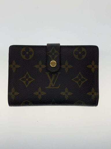 【中古】LOUIS VUITTON◆ポルト・モネ・ビエ・ヴィエノワ_モノグラム・キャンバス_BRW/PVC/BRW/レディース【服飾雑貨他】 【中古】LOUIS VUITTON◆ポルト・モネ・ビエ・ヴィエノワ_モノグラム・キャンバス_BRW/PVC/BRW/レディース【服飾雑貨他】
