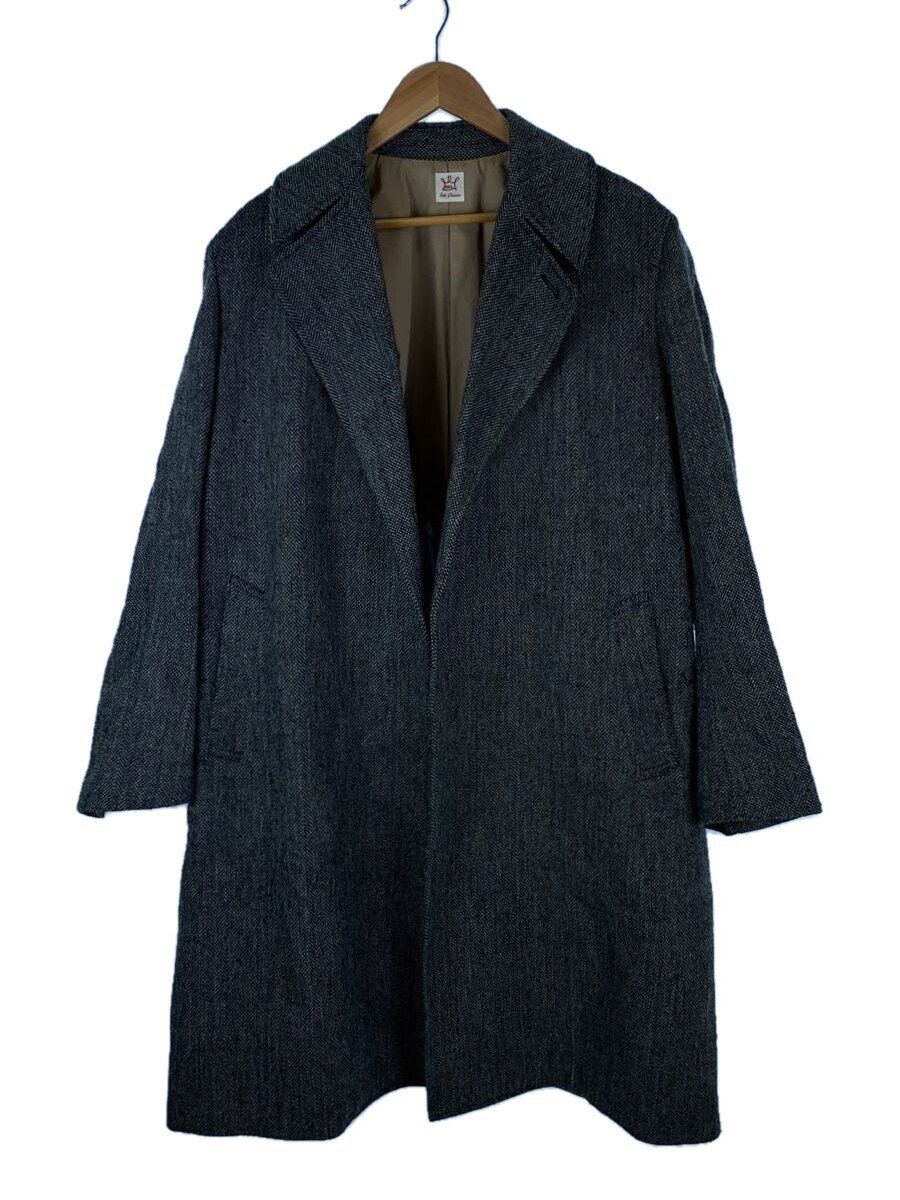 【中古】FAT◆コート/L/コットン/GRY/チェック/fb-02-1101b【メンズウェア】