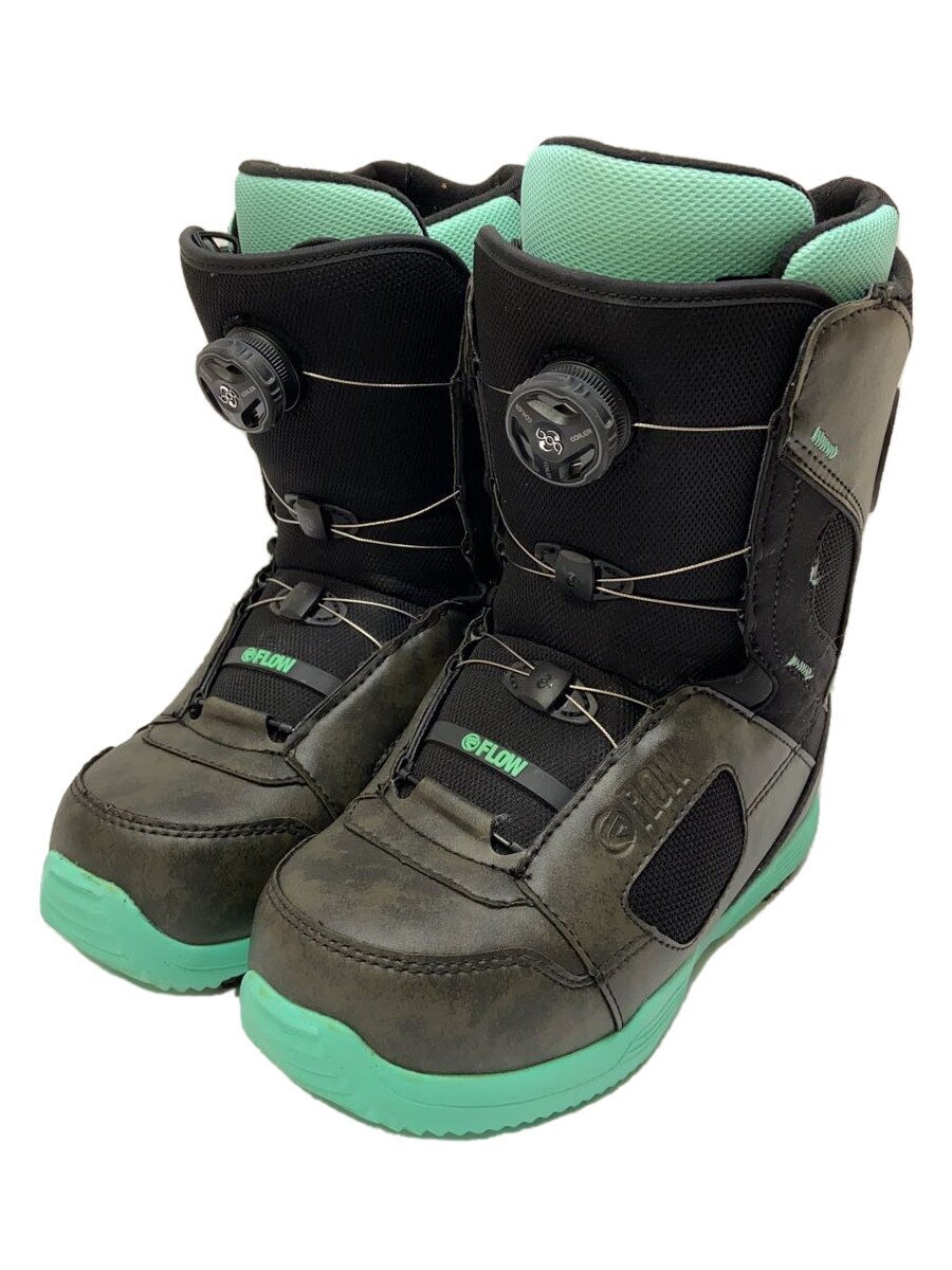 【中古】FLOW◆スノーボードブーツ/23.5cm/BLK【スポーツ】