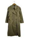 【中古】BANANA REPUBLIC◆トレンチコート/S/コットン/BEG/無地/596727-00/SOLID CLASSIC TWILL TRENCH【レディースウェア】