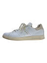 【中古】adidas◆TOMORROWLAND X STAN SMITH_トゥモローランド X スタンスミス/27.5cm/WHT【シューズ】