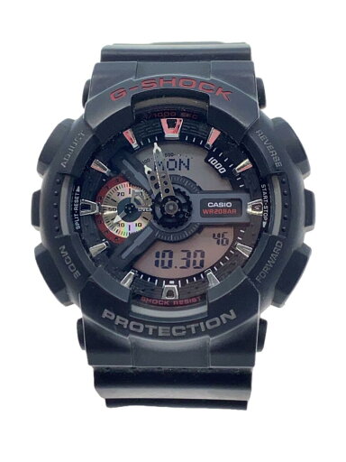 【中古】CASIO◆クォーツ腕時計・G-SHOCK/デジアナ/ラバー/BLK/BLK/SS【服飾雑貨他】 【中古】CASIO◆クォーツ腕時計・G-SHOCK/デジアナ/ラバー/BLK/BLK/SS【服飾雑貨他】