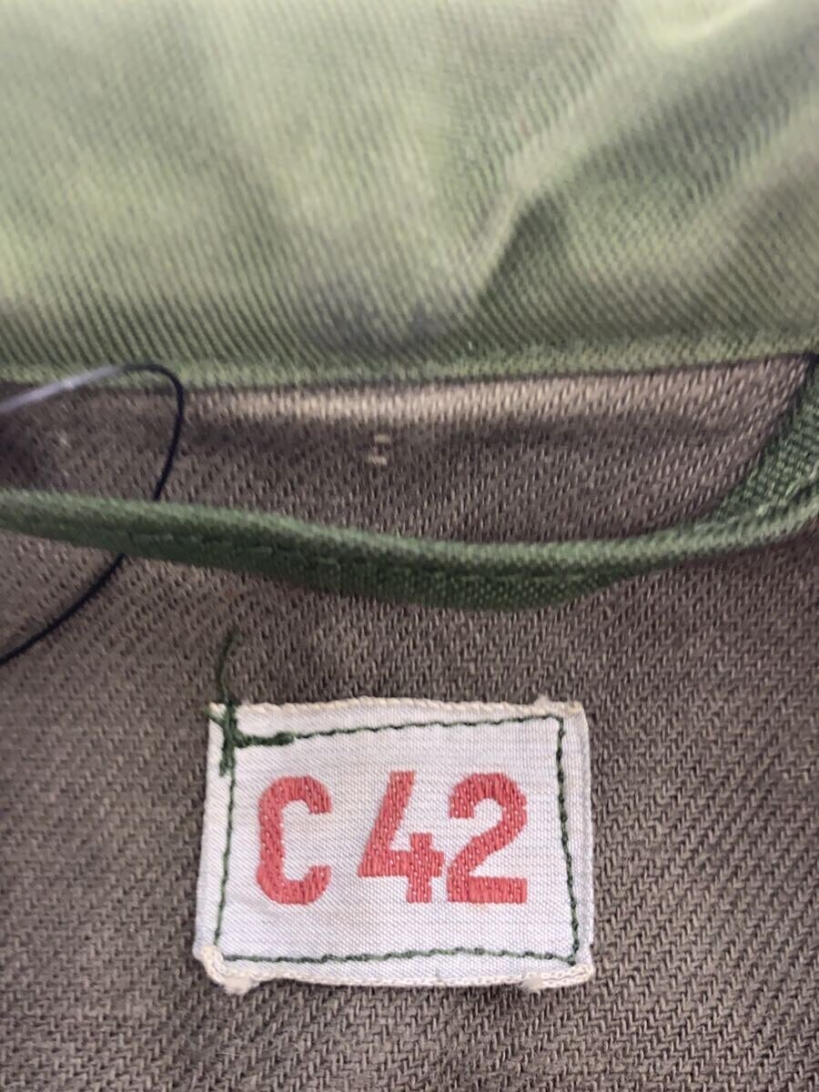 【中古】MILITARY◆ジャケット/--/コットン/KHK/無地【メンズウェア】