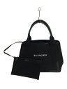 【中古】BALENCIAGA◆トートバッグ/キャンバス/BLK/339933・1000・S・002123【バッグ】