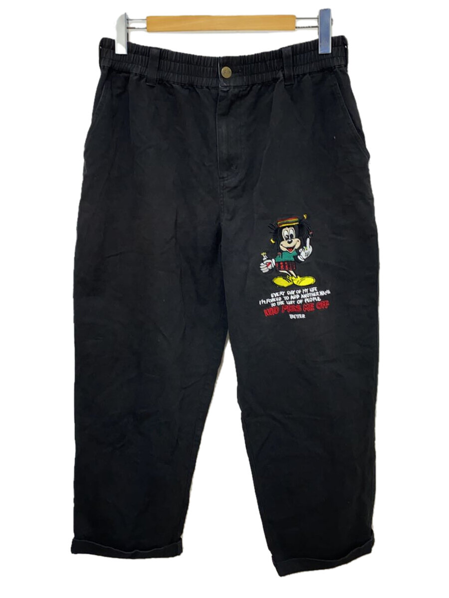 【中古】Butter Goods◆ボトム/XL/コットン/BLK/無地//【メンズウェア】