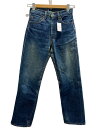 【中古】Levi’s◆ボトム/27/コットン/BLU/502XX/90s/ビッグE/J22/日本製/【レディースウェア】